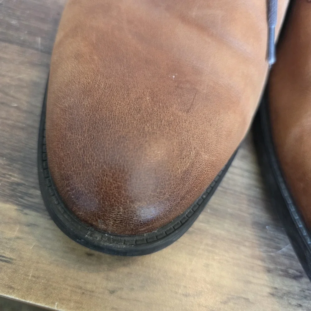 Cole Hann Shoes Men's Size 11 M Light Brown Leather Oxford Lace Up Grand